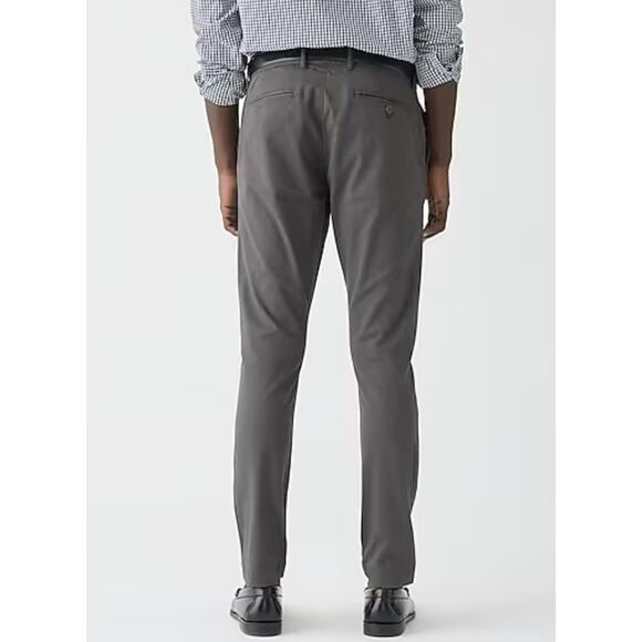 J.Crew 250 Skinny Fit Core Stretch Chino Pants Mens SZ W34 L30 Gray AB613 Twill - Picture 2 of 10
